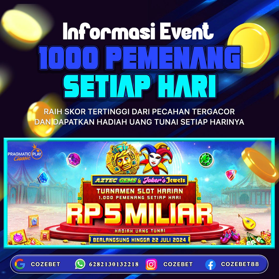 Cozebet : Resmi Dengan Di Dewa Situs Terpercaya Jackpot Tinggi Slot Rtp